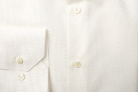 Модная мужская классическая рубашка из хлопка и вискозы арт. SL 90102 R 10271/141296 от Meucci (Италия) - фото. Цвет: Белый. Купить в интернет-магазине https://shop.meucci.ru

