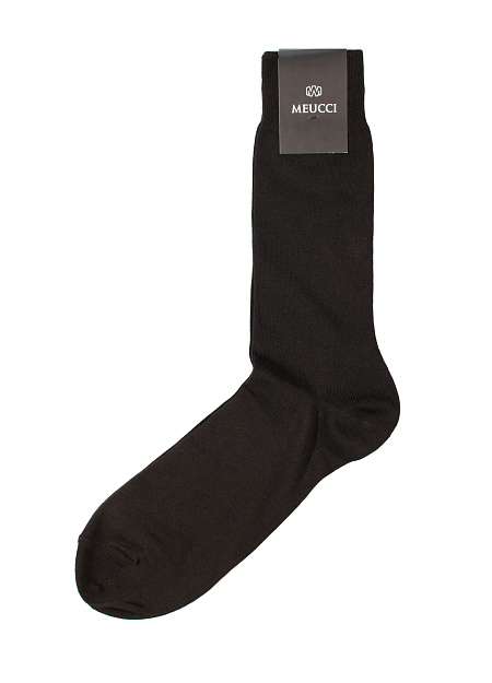 Черные классические носки для мужчин бренда Meucci (Италия), арт. MS02/01 - фото. Цвет: Черный. Купить в интернет-магазине https://shop.meucci.ru
