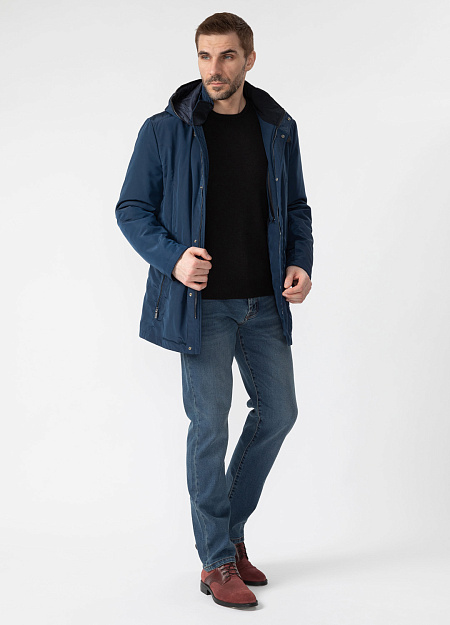 Куртка для мужчин бренда Meucci (Италия), арт. 8255 - фото. Цвет: Синий. Купить в интернет-магазине https://shop.meucci.ru

