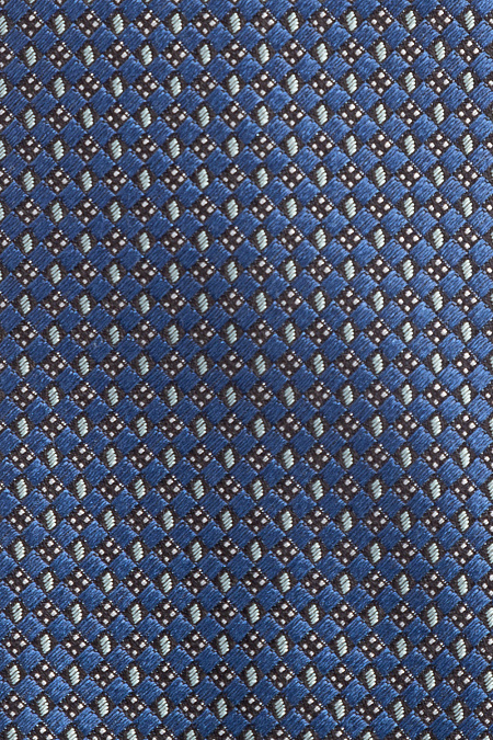 Галстук из шелка для мужчин бренда Meucci (Италия), арт. 40128/1 - фото. Цвет: Синий с принтом. Купить в интернет-магазине https://shop.meucci.ru
