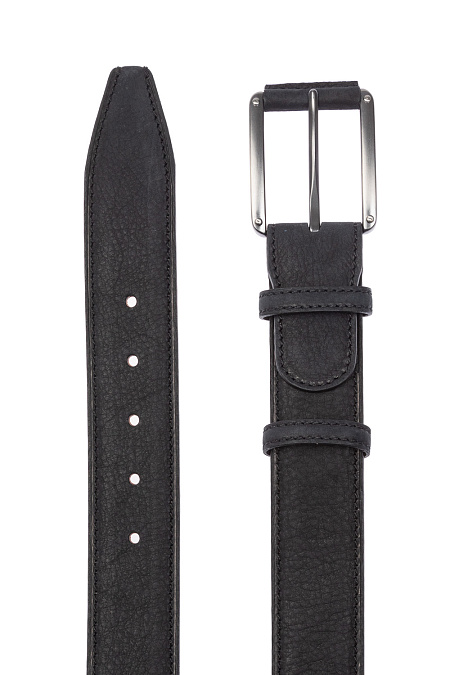 Кожаный ремень черный для мужчин бренда Meucci (Италия), арт. 401097310-100 - фото. Цвет: Черный. Купить в интернет-магазине https://shop.meucci.ru
