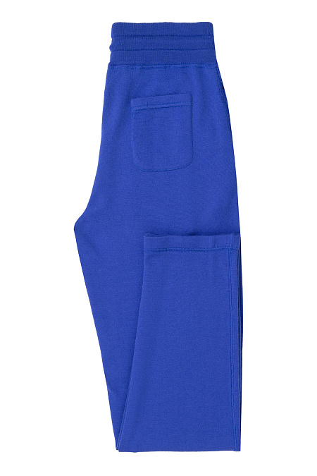 Брюки синего цвета из шерсти для мужчин бренда Meucci (Италия), арт. 57161/14511/559 - фото. Цвет: Синий. Купить в интернет-магазине https://shop.meucci.ru
