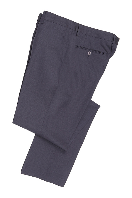 Мужские брендовые брюки от костюма арт. MI 2200132/199 Meucci (Италия) - фото. Цвет: Синий (серый оттенок). Купить в интернет-магазине https://shop.meucci.ru
