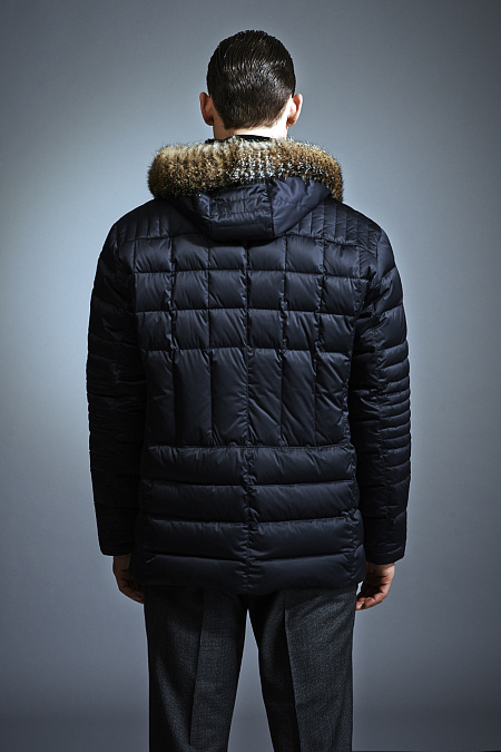 Куртка для мужчин бренда Meucci (Италия), арт. 8944 - фото. Цвет: Navy. Купить в интернет-магазине https://shop.meucci.ru
