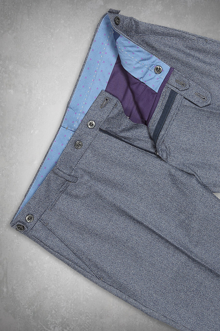 Мужские брендовые брюки арт. D516 24 Meucci (Италия) - фото. Цвет: Серый. Купить в интернет-магазине https://shop.meucci.ru
