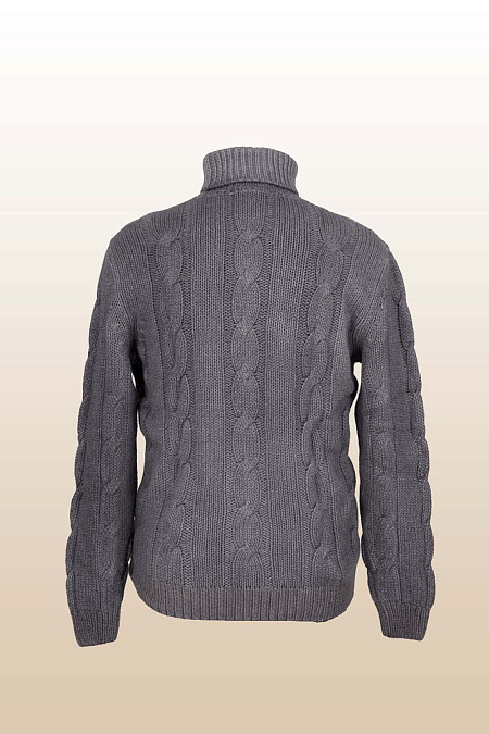 Мужской брендовый свитер серого цвета арт. 1163005/3 Meucci (Италия) - фото. Цвет: Серый. Купить в интернет-магазине https://shop.meucci.ru

