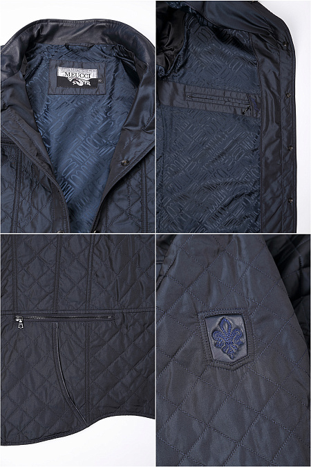Куртка для мужчин бренда Meucci (Италия), арт. 9980 - фото. Цвет: Темно-синий. Купить в интернет-магазине https://shop.meucci.ru
