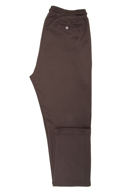 Спортивный костюм коричневый в клетку для мужчин бренда Meucci (Италия), арт. 22FRTL4738 BROWN - фото. Цвет: Коричневый. Купить в интернет-магазине https://shop.meucci.ru
