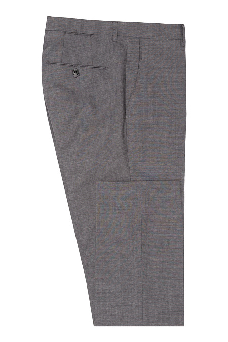 Мужские брендовые брюки серого цвета из шерсти арт. RD1920 MIDGREY Meucci (Италия) - фото. Цвет: Серый. Купить в интернет-магазине https://shop.meucci.ru
