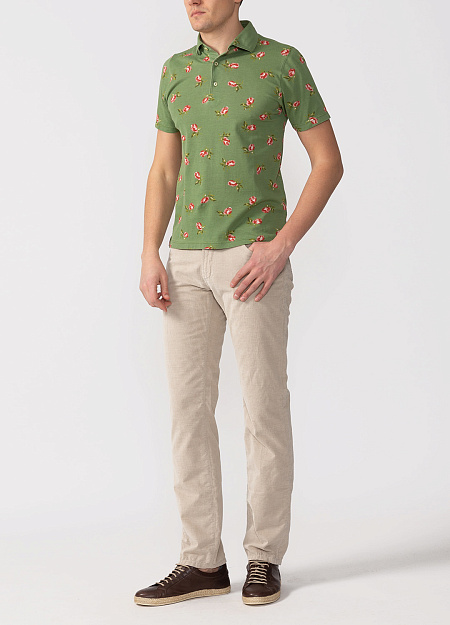 Джинсы из светлой вельветовой ткани для мужчин бренда Meucci (Италия), арт. T132 MRZ/4 - фото. Цвет: Бежевый. Купить в интернет-магазине https://shop.meucci.ru
