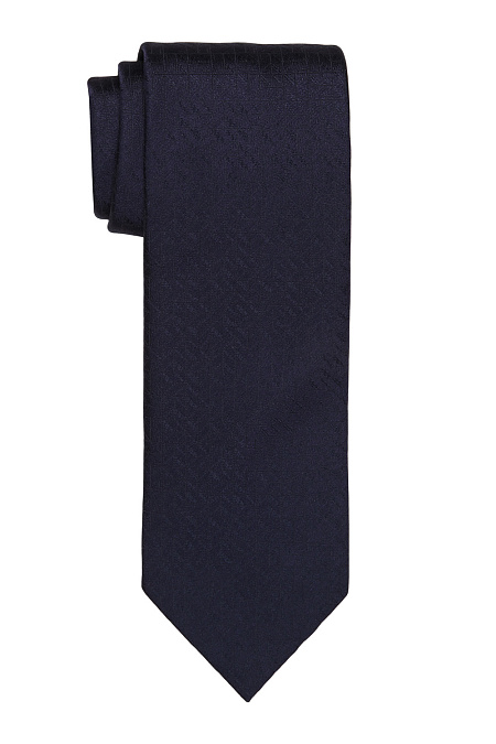 Темно-синий галстук с микродизайном для мужчин бренда Meucci (Италия), арт. 89108/8 - фото. Цвет: Темно-синий, микродизайн. Купить в интернет-магазине https://shop.meucci.ru
