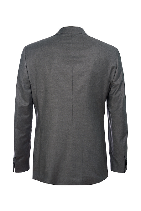 Мужской костюм серого цвета из премиальной шерстяной ткани  Meucci (Италия), арт. MI 2200191LP/11062 - фото. Цвет: Серый. Купить в интернет-магазине https://shop.meucci.ru
