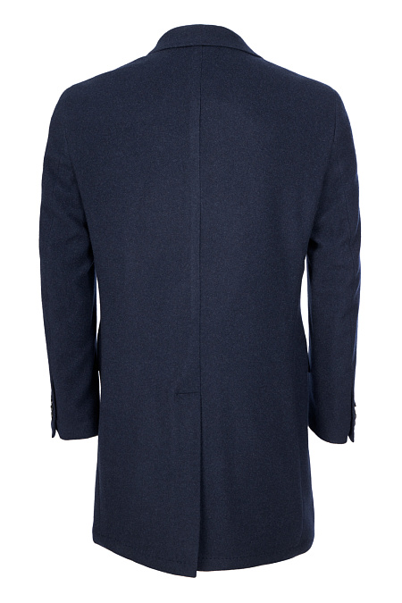 Кашемировое пальто тёмно-синего цвета для мужчин бренда Meucci (Италия), арт. MI 5300191/8092 - фото. Цвет: Тёмно-синий. Купить в интернет-магазине https://shop.meucci.ru

