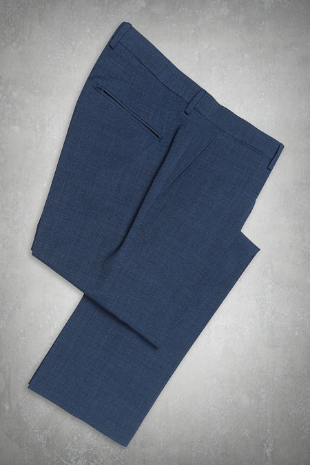 Мужские брендовые брюки арт. MZ3102X PETROL Meucci (Италия) - фото. Цвет: Синий. Купить в интернет-магазине https://shop.meucci.ru
