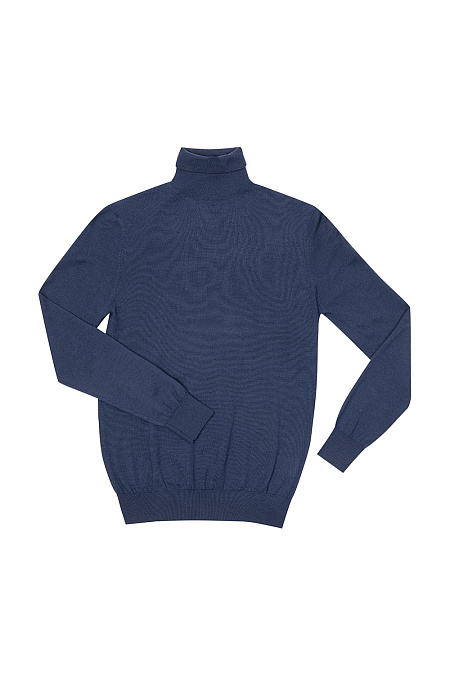 Шерстяной джемпер тёмно-синего цвета для мужчин бренда Meucci (Италия), арт. 50100/14257/51257 - фото. Цвет: Тёмно-синий. Купить в интернет-магазине https://shop.meucci.ru
