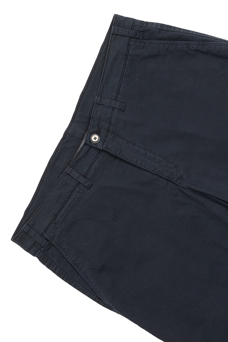Мужские брендовые хлопковые брюки темно-синего цвета арт. 1350/01520/506 Meucci (Италия) - фото. Цвет: Темно-синий. Купить в интернет-магазине https://shop.meucci.ru
