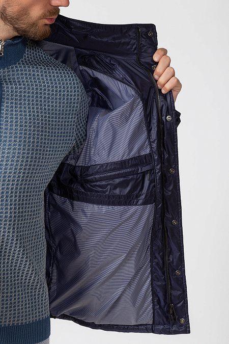 Куртка для мужчин бренда Meucci (Италия), арт. 6592 - фото. Цвет: Тёмно-синий. Купить в интернет-магазине https://shop.meucci.ru
