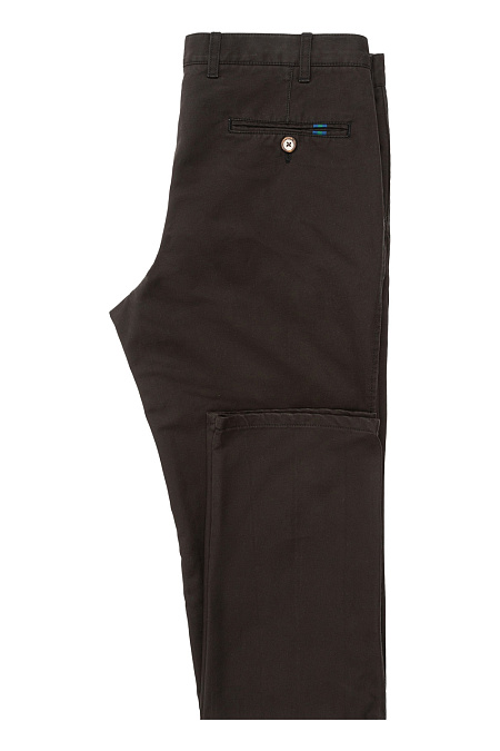 Мужские брендовые брюки коричневого цвета из хлопка  арт. 1350/00509/002 Meucci (Италия) - фото. Цвет: Коричневый. Купить в интернет-магазине https://shop.meucci.ru
