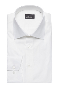 Рубашка белого цвета с микродизайном (SL 9020 RL BAS 0191/182055)