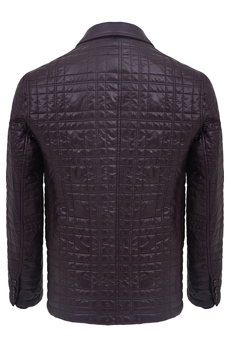 Стеганая куртка-пиджак для мужчин бренда Meucci (Италия), арт. 4206 - фото. Цвет: Бордовый. Купить в интернет-магазине https://shop.meucci.ru
