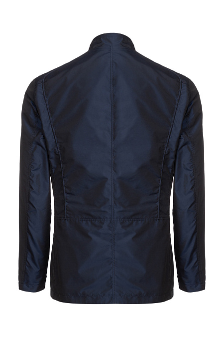 Куртка-френч синего цвета для мужчин бренда Meucci (Италия), арт. 28221 - фото. Цвет: Синий. Купить в интернет-магазине https://shop.meucci.ru
