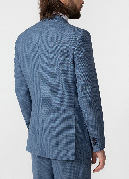 Пиджак для мужчин бренда Meucci (Италия), арт. MI 2200193/7058 - фото. Цвет: Сине-голубой. Купить в интернет-магазине https://shop.meucci.ru
