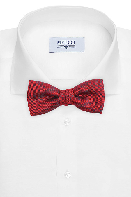 Бабочка для мужчин бренда Meucci (Италия), арт. 8045/1 - фото. Цвет: Красный. Купить в интернет-магазине https://shop.meucci.ru

