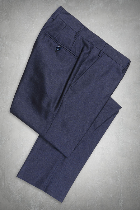 Мужские брендовые брюки арт. MZ3101X BLUE Meucci (Италия) - фото. Цвет: Синий. Купить в интернет-магазине https://shop.meucci.ru
