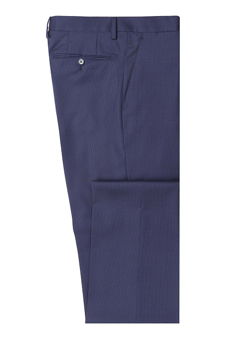 Мужские брендовые брюки арт. MI 30062/1182 Meucci (Италия) - фото. Цвет: Темно-синий. Купить в интернет-магазине https://shop.meucci.ru
