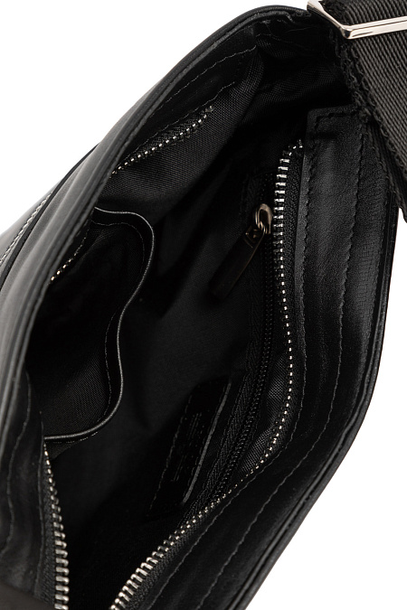 Кожаная сумка-планшет  для мужчин бренда Meucci (Италия), арт. O-78143 - фото. Цвет: Черный. Купить в интернет-магазине https://shop.meucci.ru
