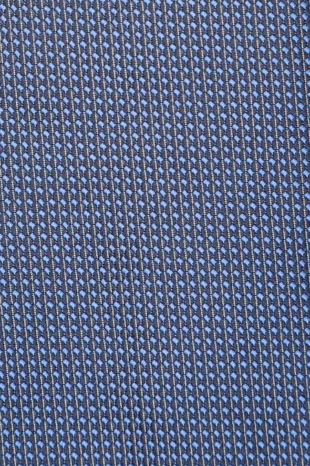 Синий галстук с орнаментом для мужчин бренда Meucci (Италия), арт. 03202006-17 - фото. Цвет: Синий с орнаментом. Купить в интернет-магазине https://shop.meucci.ru
