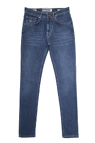 Синие летние джинсы с эффектом потертости (CA9.5JBl.Ye.2 SL)