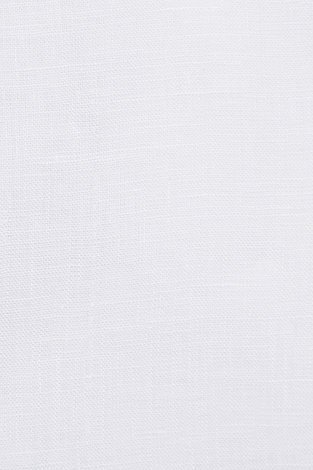 Модная мужская белая льняная рубашка с короткими рукавами арт. SL 90202 R BAS 0493/141762K от Meucci (Италия) - фото. Цвет: Белый. Купить в интернет-магазине https://shop.meucci.ru

