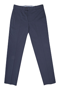 Легкие синие брюки из хлопка с добавлением эластана  (CH-VB 5043 DK.BLUE)