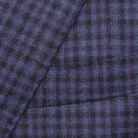 Мужской фиолетовый пиджак в мелкую клетку Meucci (Италия), арт. MI 1202181/7042 - фото. Цвет: Фиолетовый в мелкую клетку. Купить в интернет-магазине https://shop.meucci.ru
