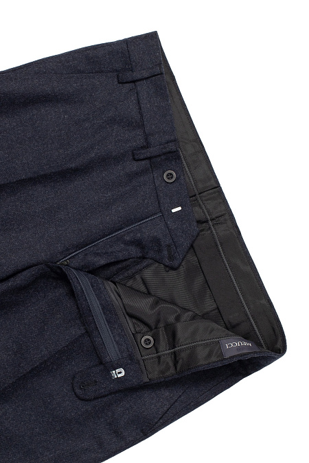 Мужские брендовые брюки полушерстяные серого цвета арт. 1065/02110/104 Meucci (Италия) - фото. Цвет: Серый. Купить в интернет-магазине https://shop.meucci.ru
