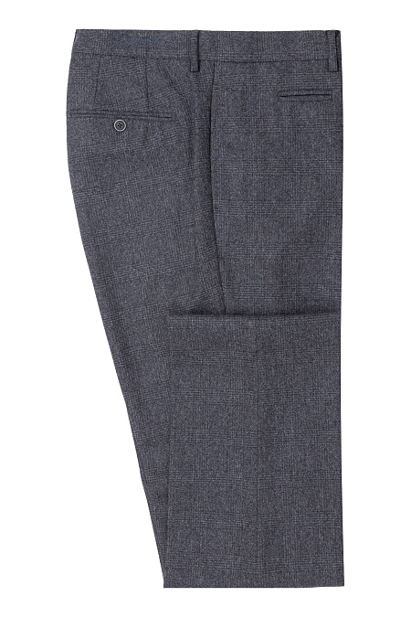 Мужские брендовые брюки арт. OR0208Q BLUE Meucci (Италия) - фото. Цвет: Серый. Купить в интернет-магазине https://shop.meucci.ru
