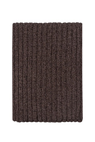 Коричневый шарф из шерсти и кашемира (033Y78/24010)