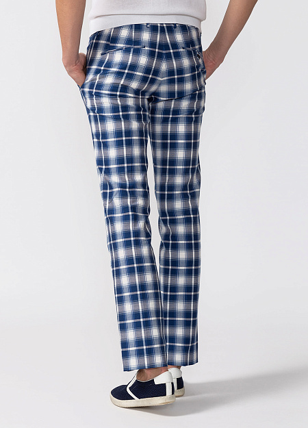 Мужские брендовые серые брюки арт. SB1520 ROYAL Meucci (Италия) - фото. Цвет: Серый с микродизайном. Купить в интернет-магазине https://shop.meucci.ru

