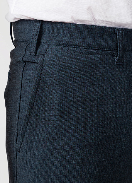 Мужские брюки  арт. 1350/92470/405 Meucci (Италия) - фото. Цвет: Серо-синий. Купить в интернет-магазине https://shop.meucci.ru
