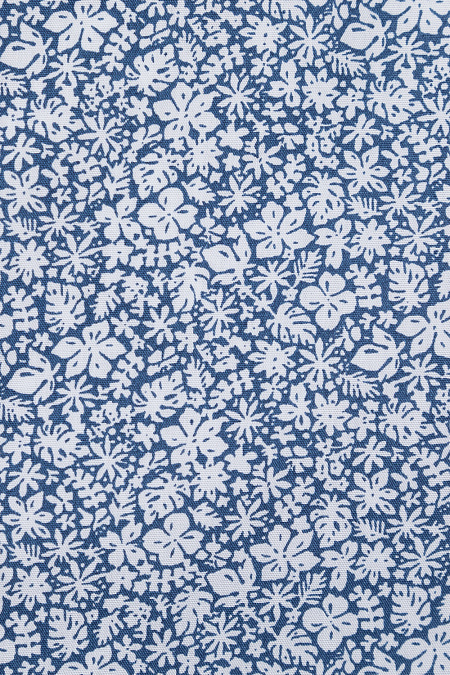 Модная мужская рубашка синяя с цветочным орнаментом арт. SL 90202 R BAS 9191/141931K от Meucci (Италия) - фото. Цвет: Синий с белым . Купить в интернет-магазине https://shop.meucci.ru

