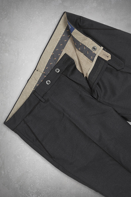 Мужские брендовые брюки арт. D503 460 Meucci (Италия) - фото. Цвет: Серый. Купить в интернет-магазине https://shop.meucci.ru
