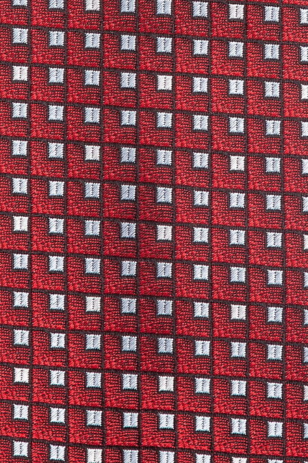 Галстук из шелка для мужчин бренда Meucci (Италия), арт. 40015/3 - фото. Цвет: Красный с принтом. Купить в интернет-магазине https://shop.meucci.ru
