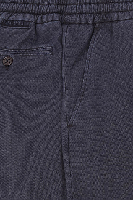 Мужские брендовые брюки арт. CR0120X NAVY SPG Meucci (Италия) - фото. Цвет: Серый. Купить в интернет-магазине https://shop.meucci.ru
