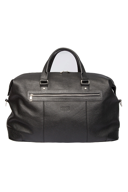 Кожаная дорожная сумка черная  для мужчин бренда Meucci (Италия), арт. О-78159 - фото. Цвет: Черный. Купить в интернет-магазине https://shop.meucci.ru
