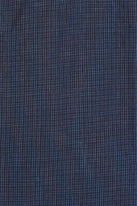 Модная мужская рубашка с длинным рукавом темно-синяя в клетку  арт. SL 0191200714 R CEL/220225 от Meucci (Италия) - фото. Цвет: Темно-синяя клетка. Купить в интернет-магазине https://shop.meucci.ru

