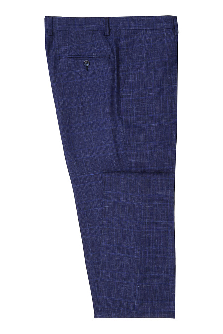 Мужские брендовые брюки арт. MI 30073/7033 Meucci (Италия) - фото. Цвет: Темно-синий. Купить в интернет-магазине https://shop.meucci.ru
