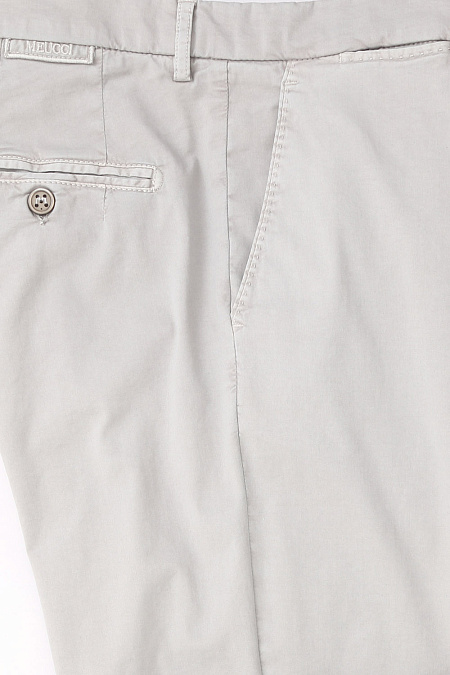 Мужские брендовые брюки арт. BN002X FANGO Meucci (Италия) - фото. Цвет: Серый. Купить в интернет-магазине https://shop.meucci.ru
