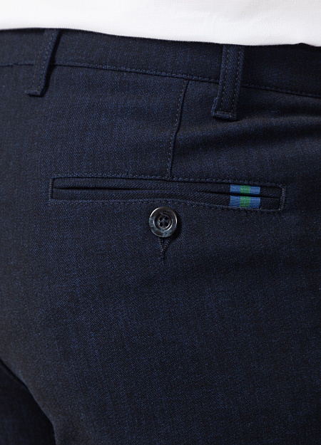Мужские брюки  арт. 1350/92470/413 Meucci (Италия) - фото. Цвет: Серо-синий. Купить в интернет-магазине https://shop.meucci.ru

