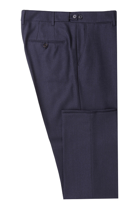 Мужские брендовые брюки арт. LB2106X NAVY Meucci (Италия) - фото. Цвет: Тёмно-синий. Купить в интернет-магазине https://shop.meucci.ru
